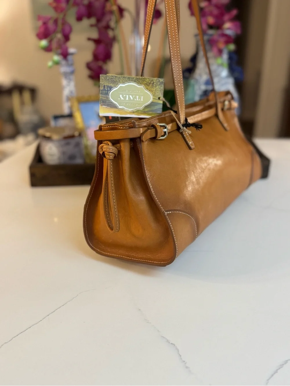 🤎 NWT CAVALCANTI EAST WEST SATCHEL! 🤎🤎